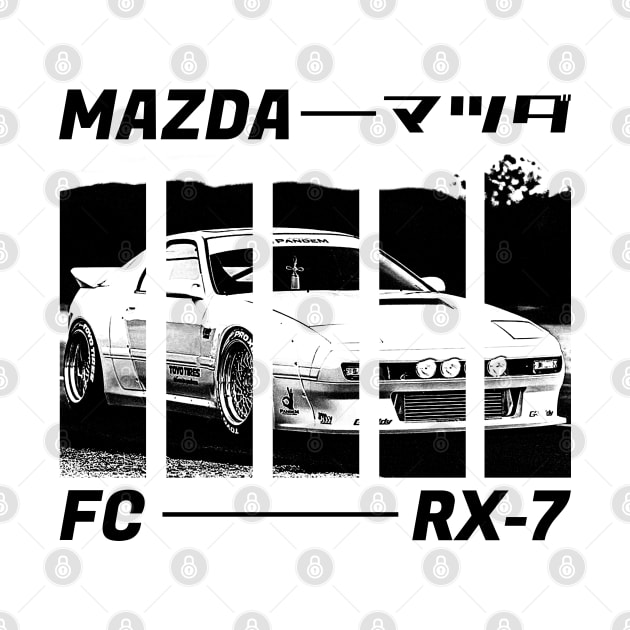 MAZDA RX-7 FC Black 'N White 3 by Cero