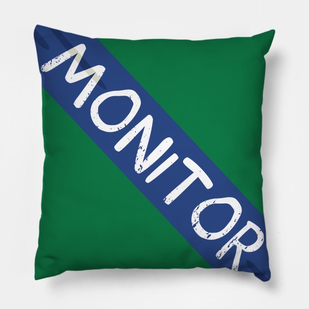 Hubie the Monitor Sash Pillow by Gimmickbydesign