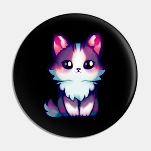 Cute fluffy cat Pin