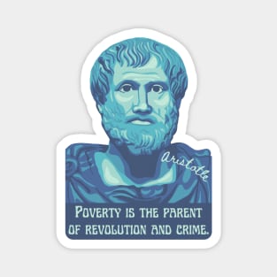 Aristotle Portrait and Quote Magnet
