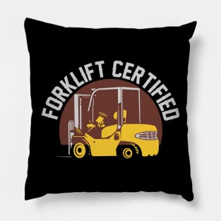 Forklift Certified Pillow