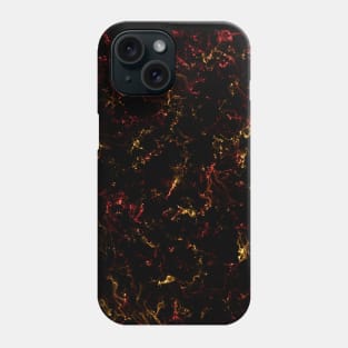 Red and gold nebula Phone Case