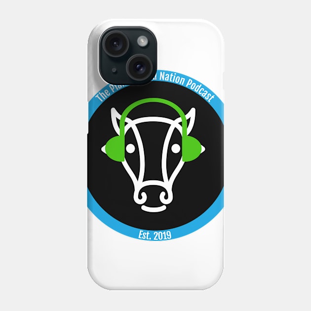 Plant-Based Nation Podcast standard logo Phone Case by plantbasednation