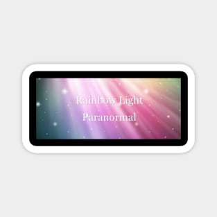 Smaller Rainbow Light Paranormal Logo Magnet