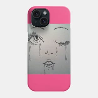 Sad girl Phone Case