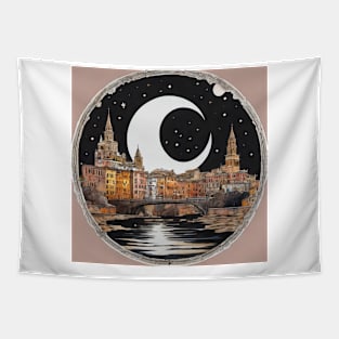 watercolor  city  important T-Shirt Tapestry