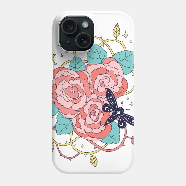 night roses Phone Case by Paolavk