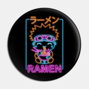 Neon Retro Ninja Pin