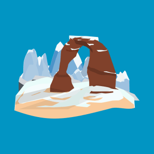 ice mountain arch T-Shirt