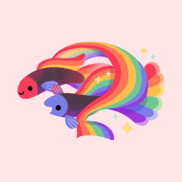 Rainbow guppy 3 by pikaole