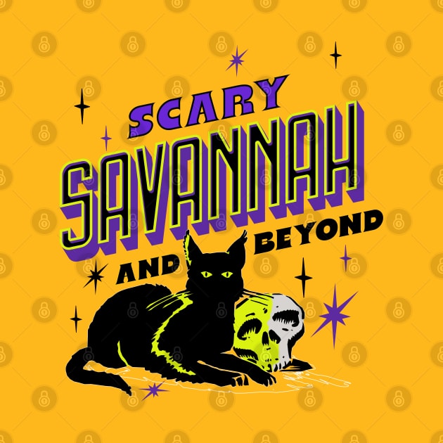 Scary Savannah Black Cat! by Scary Savannah and Beyond