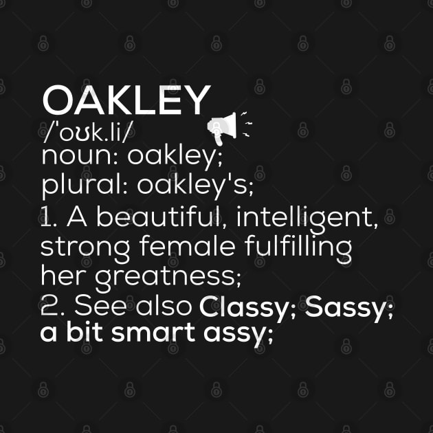 Oakley Name Oakley Definition Oakley Female Name Oakley Meaning by TeeLogic