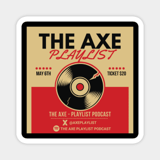 THE AXE PODCAST LOGO DESIGN! Magnet