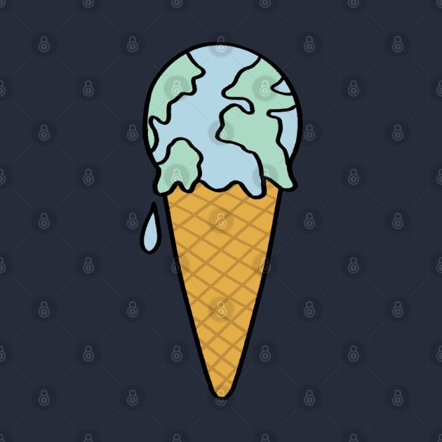 Ice cream earth by ballooonfish