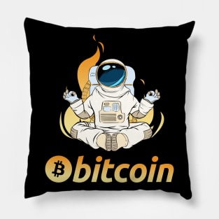 Bitcoin BTC coin Crypto coin Crytopcurrency Pillow