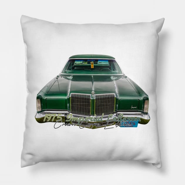 1975 Imperial LeBaron Crown Coupe Edition Pillow by Gestalt Imagery