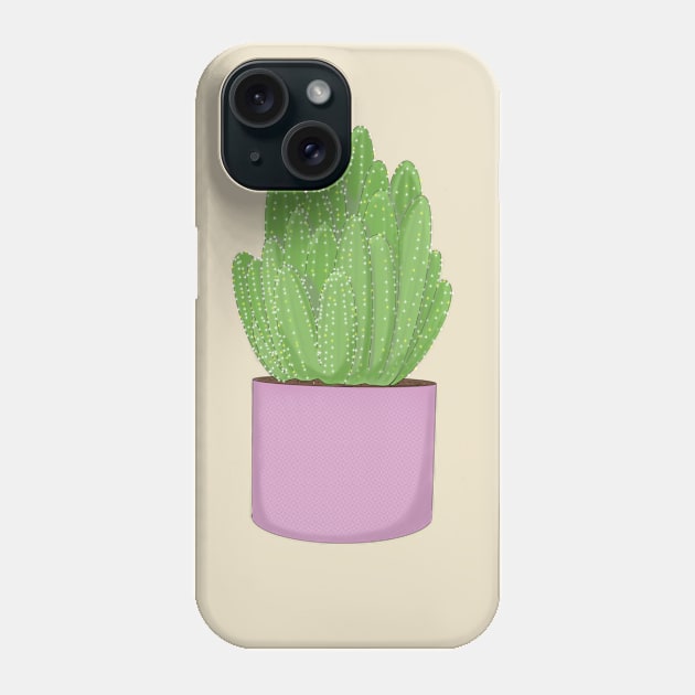 Cactus Pink Pot Phone Case by Brontysaurus