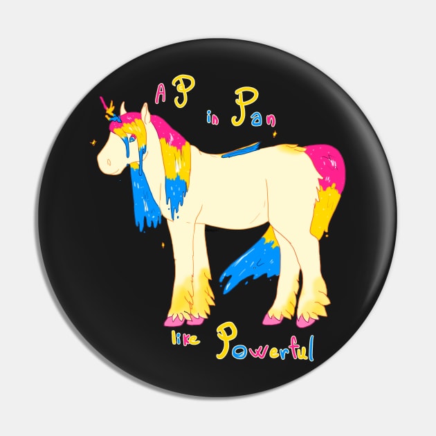 Powerful Pan Sea-horse Pin by Resuri