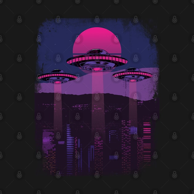 Vaporwave UFOs by Johan13