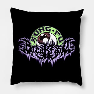 Kung Fu Breakfast Ice Cream Logo Version 4 Pillow