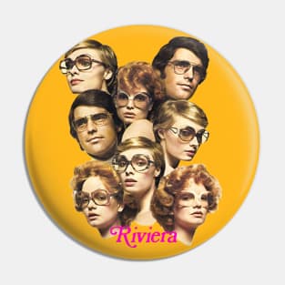 Riviera 70s Fashion Sunglasses Pin