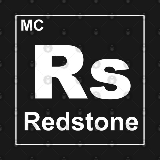 Discover Redstone periodic symbol from Minecraft - Minecraft - T-Shirt