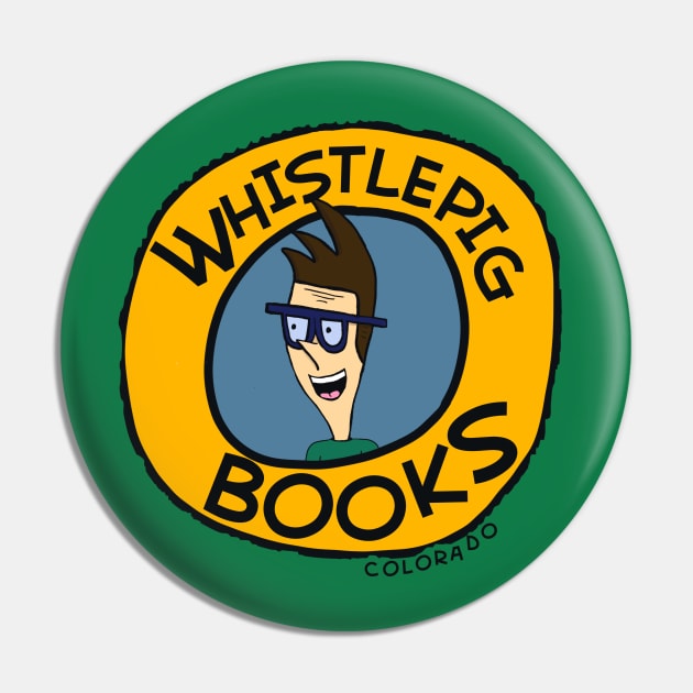 Whistlepig Books Pat Shirt Pin by Whistlepig Books