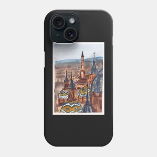 Zaragoza rooftops Phone Case