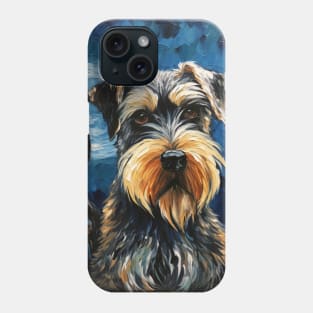 Standard Schnauzer Painting Phone Case