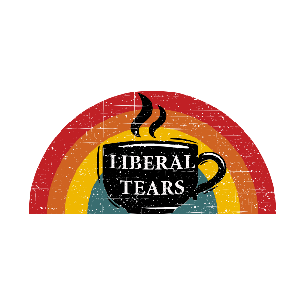 Liberal Tears Sunset Retro Gift by Creative Endeavors