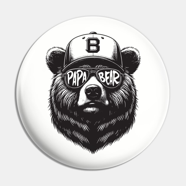 Papa Bear Pin by susanne.haewss@googlemail.com