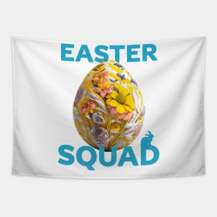 Easter SQUAD Design with Floral Egg Tapestry