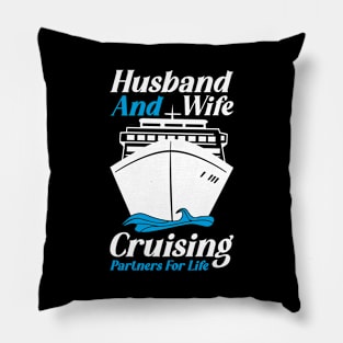 Cruise Vacation Husband Wife Cruise Vacation Pillow