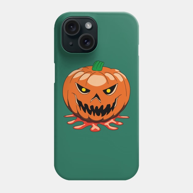 Halloween pumpkin head Phone Case by TMBTM