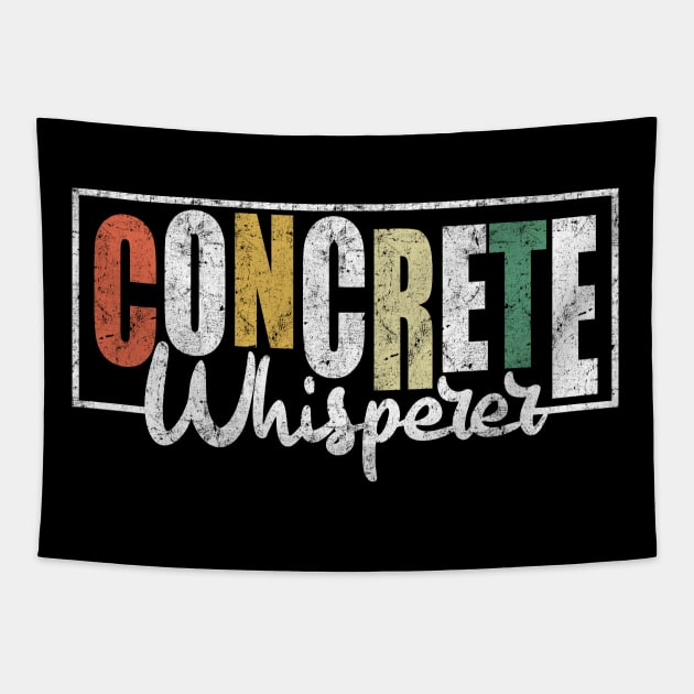 Concrete Whisperer  Retro Vintage Tapestry by AbstractA