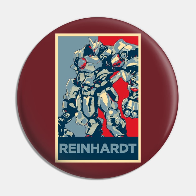 Reinhardt Poster Pin by Anguru