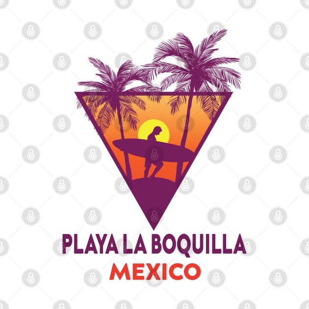 Retro Playa La Boquilla Mexico by bougieFire