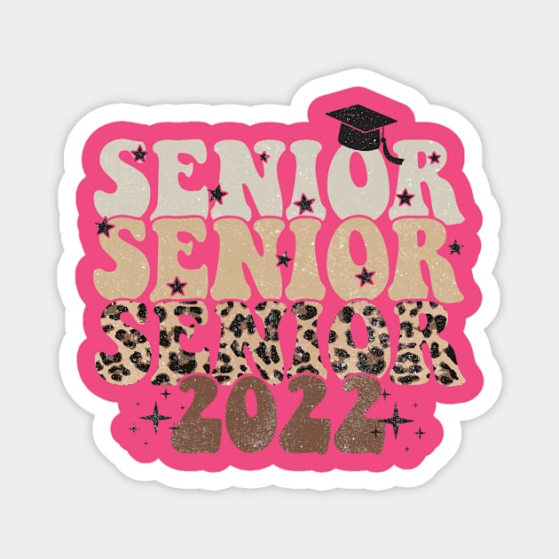 Retro Senior 2022 Graduation Gift Class of 2022 Senior Magnet by soufyane