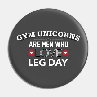 Gym Unicorns Fitness Design Pin