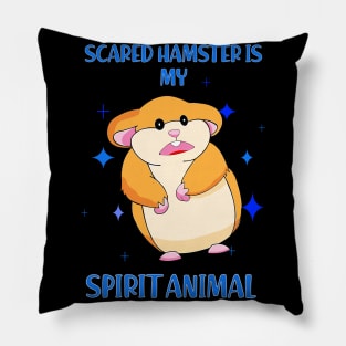 SCARED HAMSTER Pillow