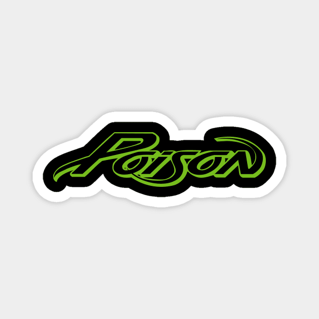 Poison Solid logo Magnet by pjsignman