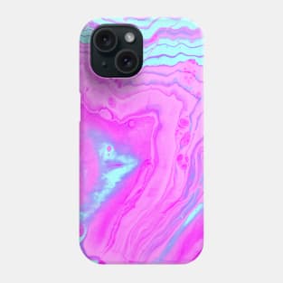 Abstract Colorful Blue Painting Blue Pink Phone Case