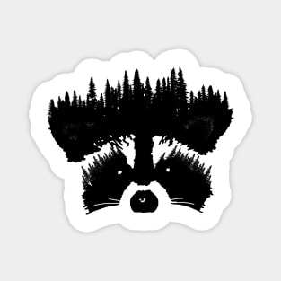 Raccoon Forest Magnet