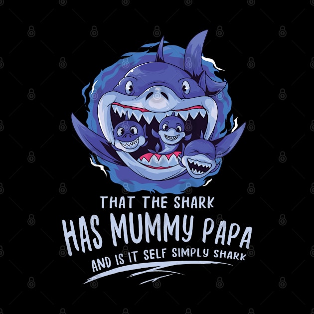 Only Shark Gift Tshirt by gdimido