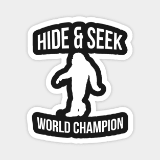 Big Foot Hide And Seek World Champ Magnet