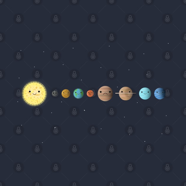 Cute Solar System by Lollik