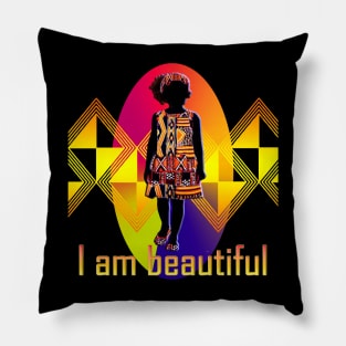 I am beautiful Pillow