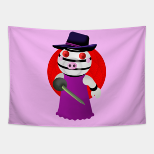 Piggy Piggy Piggy Piggy Tapestries Teepublic - roblox piggy costume ideas