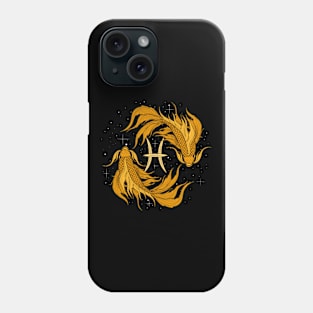 Zodiac Pisces Two Fish Birthday Gift Phone Case