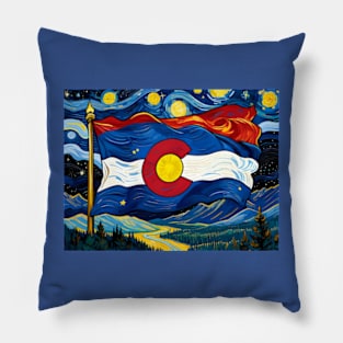 Colorado State Flag Pillow